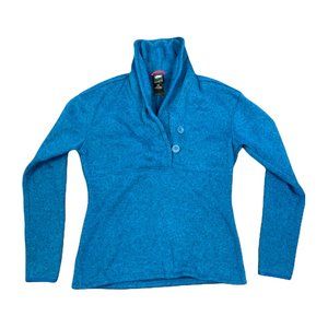 The North Face Women's Blue Pullover Fleece Sweater
